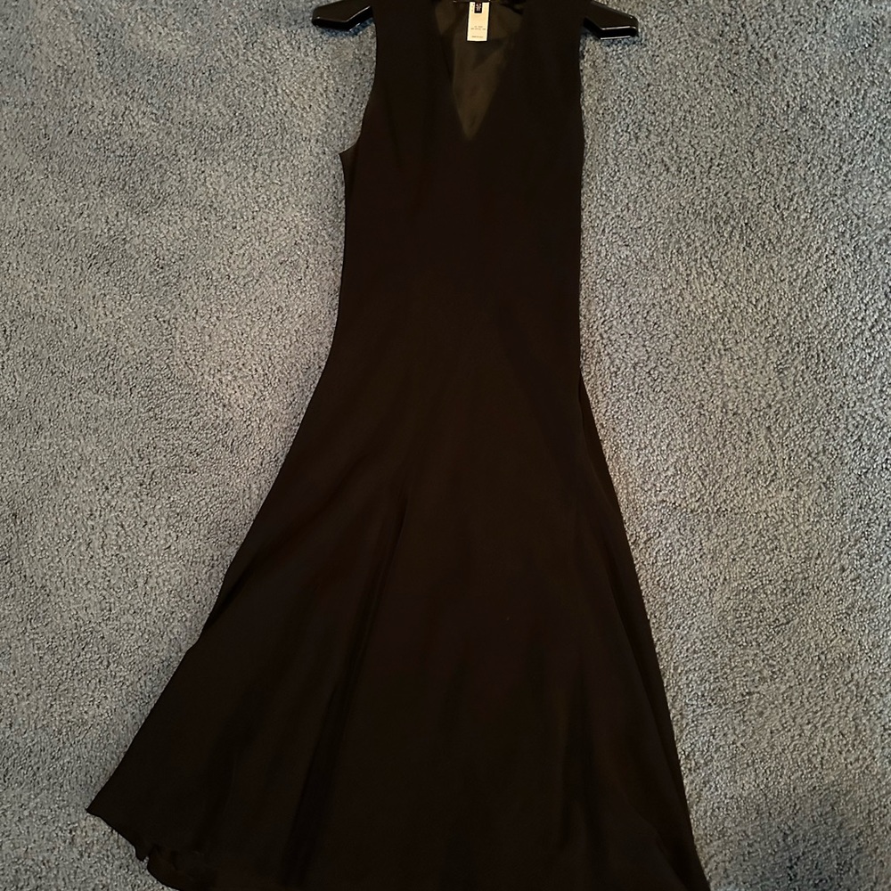 Elegant Black Les Copains Sleeveless Dress